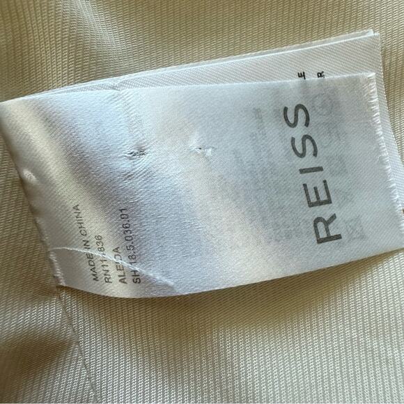 REISS women white jacket blazer size 2 US Retail 650$ - Picture 6 of 10